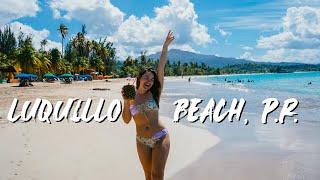 LUQUILLO BEACH & KIOSKS | Beach Day + trying Puerto Rican STREET FOOD!