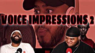 Hit Rap Songs in Voice Impressions 2! | M**der On My Mind, Space Cadet, Act Up + More! - (REACTION)