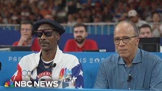 Snoop Dogg and Lester Holt one-on-one at Paris Olympics