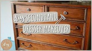 DIY Bedroom Furniture?! Secondhand Dresser Makeover