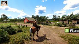 {8K UHD} Red Dead Redemption 2 RTX 4090 - Beyond Realism Graphics Mods