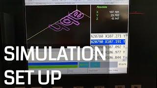 CNC Router Simulation Function Setup of Syntec Controller