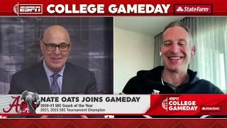 'WE'VE GOT BLUE COLLAR MENTALITY!'  - Nate Oats on Alabama's basketball RISE  | College GameDay