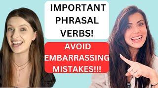 AVOID MISTAKES BY GIOVANA AND MISS ENGLISH TEACHER  / PHRASAL VERBS IN ENGLISH