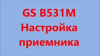 Gs b531m настройка приемника