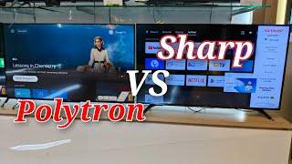 SHARP GOOGLE TV VS POLYTRON GOOGLE TV ‼️ SAMA SAMA 4K ‼️ BAGUS MANA ?