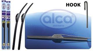 How To Install alca Super Flat Wiper Blades U Hook Standard Wiper Arm