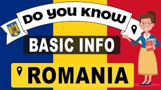 Do You Know Romania Basic Information | World Countries Information #144 - GK & Quizzes