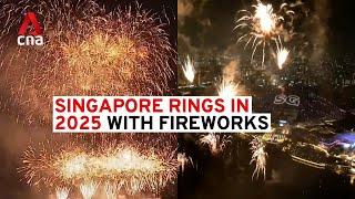 Singapore rings in New Year with massive fireworks display