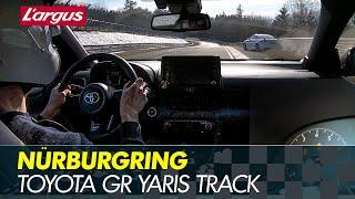 Toyota GR Yaris Nürburgring hot lap + close call behind modified Audi TTS