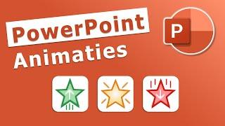 Cursus PowerPoint |  Animaties