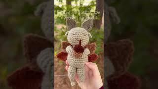 My first ever amigurumi! Crochet forest fairy #fairy #amigurumi