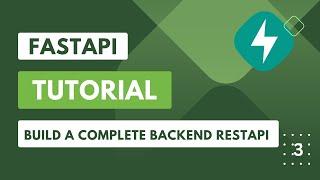 fastAPI tutorial . building a Backend RestAPI with python