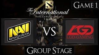 TI6 Na`Vi vs LGD 1HP DROW RANGER International 6 RU/EN 1080p60fps