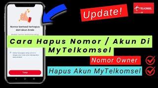 Update! Cara Hapus Nomor / Akun di MyTelkomsel √ Hapus Akun MyTelkomsel