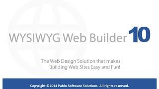 Создание сайтов в программе Web Builder 10 (Урок 1 - обзор программы)