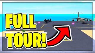 FULL *MAXED* TYCOON TOUR IN Roblox Airport Tycoon! ALL PLANES & VEHICLES