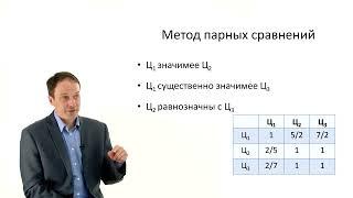 РУР 3-9: Метод парных сравнений - основной для определения сравнительной значимости