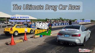 BMW G80 vs AWD K Series Turbocharged EK at Valvoline Drag Rivals Caribbean Cup | Motorsportja 