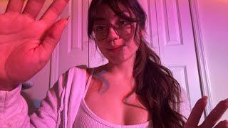 ASMR Soft Spoken Hand Movements, Mouth Sounds, Gripping  +