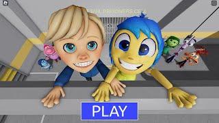 INSIDE OUT 2 RILEY AND JOY! BARRY'S PRISON RUN! OBBY Full Gameplay #roblox