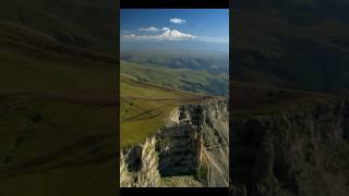 Плато Бермамыт с видом на Эльбрус short #shorts #бермамыт #горы #mountains #travel