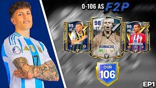 THE BEST START EVER!!! // 0-106 AS F2P // EP1 // EA SPORTS FC MOBILE 24