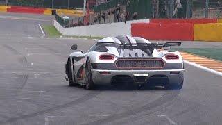 $7.4 Million Koenigsegg One:1 - Powersliding, Brutal Accelerations & Downshifts!