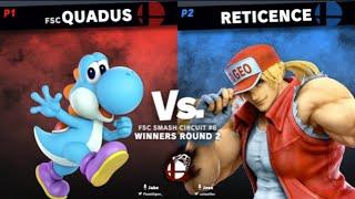 Quadus (Yoshi) Vs Reticence (Terry) Winners Round 2, FSC Smash Circuit #6