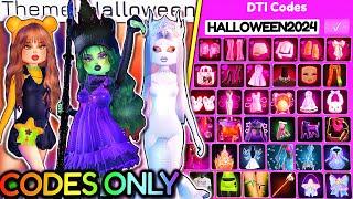 ONLY Wearing CODE ITEMS For HALLOWEEN THEMES With The NEWER Codes In DRESS TO IMPRESS! | ROBLOX