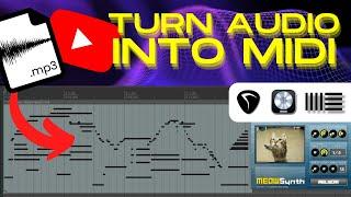 Turn Audio (MP3) to MIDI for your DAW (Ableton Live, Logic Pro, REAPER) | Tutorial