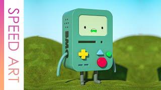 Creating BMO in Cinema4d