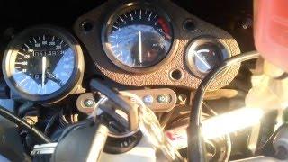 Honda CBR 900 RR SC33 Beschleunigung 0 - 250 kmh Acceleration of 1996 Fireblade