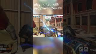 getting chased by a pro player #overwatch2 #fps #funny #shorts