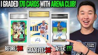 I finally graded tons of my BIGGEST CARDS with the NEW ARENA CLUB GRADING (170+ cards)! 