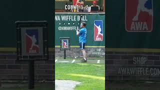 Almost Took Out The Pitcher #dingersornothing #wiffleball #baseball #shorts