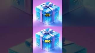 99 vs 100 choose only one gift  #shorts #giftedinsights #chooseyourgift