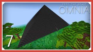 FTB Omnia | Building A Pyramid Bad w/ RFTools Builder! | E07 Minecraft 1.15.2 Modpack