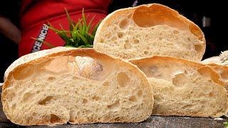 Hören Sie auf, Brot zu kaufen und machen Sie Chaabata nach diesem Rezept  Brot mit Alveolen.