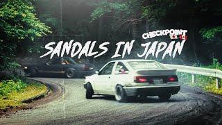 AE86 Drifting at Gunsai Touge! | Sandals in Japan (4K)