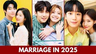 TOP K-DRAMA COUPLES WHO ARE SET TO GET MARRIED IN 2025 | KOREAN ACTORS MARRIAGE #marriage