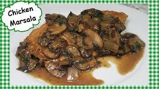 Classic Chicken Marsala Recipe ~ Just like Olive Garden