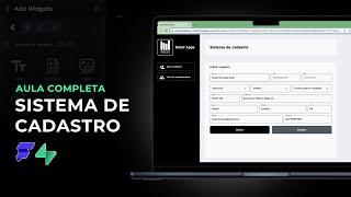 SISTEMA DE CADASTRO COMPLETO E 100% GRATUITO - FLUTTERFLOW E SUPABASE