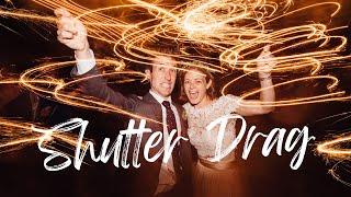 Dance floor flash photography - shutter drag at weddings