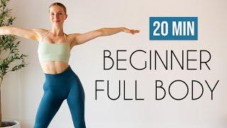 20 min FULL BODY Workout for TOTAL BEGINNERS (Achievable, No Equipment)