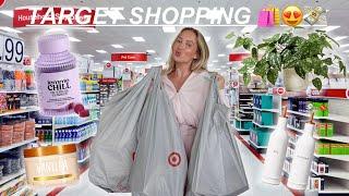 come shop with me at TARGET! + *huge haul* home decor, self care, baby + more!