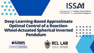 DL-Based Approximate Optimal Control of a Reaction-Wheel-Actuated Spherical Inverted Pendulum