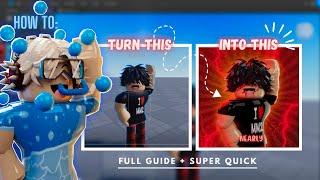 GFX profile picture tutorial on roblox! (full guide + super quick)