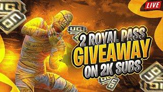 2 RP GIVEAWAY AT 2K || BGMI LIVE #jerryislive #bgmi #bgmilive #giveaway