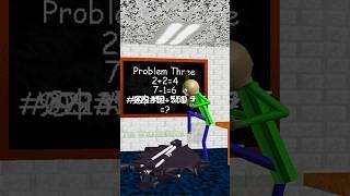 Baldi Math Is Impossible! #baldi #ytshorts #baldisbasics #animation